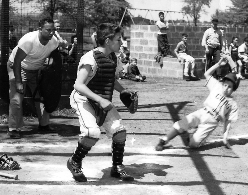 South Plainfield, NJ: Small Fry action at Pitt Field, 1959
